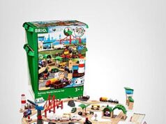$297.49 – BRIO World Railway World Deluxe Set – 106-Piece FSC-Certified Wood and Accessory Train Set BRIO World Railway Deluxe Set - FSC-Certified Wood and Accessory Train Set