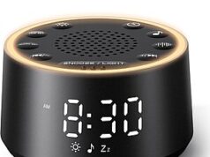 $13.75 – (prime) Dreamegg D1 Nova Sound Machine for Sleep with Alarm Clock + Free S/H Dreamegg D1 Nova Sound Machine for Sleep with Alarm Clock