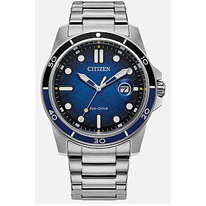 Citizen Marine 1810 Eco-Drive Watch Deal Citizen Men's Marine 1810 Eco-Drive Blue Dial Watch on sale at eBay