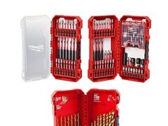 $59.97 – 123-Piece Milwaukee Shockwave Drill/Screwdriver Bit Set + Titanium Drill Bit Set + Free Shipping 123-Piece Milwaukee Shockwave Drill/Screwdriver Bit Set + Titanium Drill Bit Set