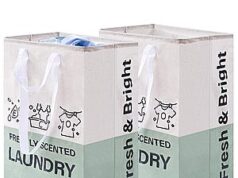 $9.99 – 2-Pack 92L Elong Home Freestanding Collapsible Laundry Basket w/ Handles (Green, Grey) + Free Shipping w/ Prime or on $35+ 2-Pack Elong Home Freestanding Collapsible Laundry Basket in Green and Grey