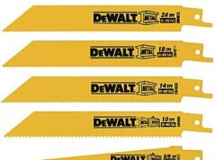 $10.00 – DEWALT Reciprocating Saw Blade Set for Metal and Woodcutting, 6 Piece (DW4856) $10 DEWALT reciprocating saw blade set DW4856