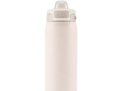 $11.39 – * | 22-Oz Ello Pop and Fill Stainless Steel Insulated Water Bottle (Tonal Cream) at Amazon 1139 22oz ello pop product image
