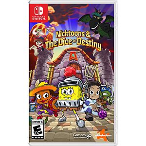 Deal on NickToons & The Dice of Destiny for Nintendo Switch NickToons & The Dice of Destiny Nintendo Switch game box art