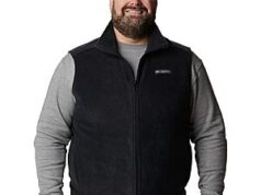 $13.48 – Columbia Men’s Steens Mountain Vest (Black, Size S-6X) – + Free Shipping w/ Prime or on $35+ Columbia Men's Steens Mountain Vest in black