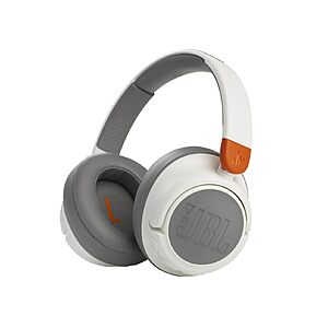JBL JR 460NC Kids' Headphones Deal JBL JR 460NC Kids' Wireless Over-Ear Noise Cancelling Headphones in White