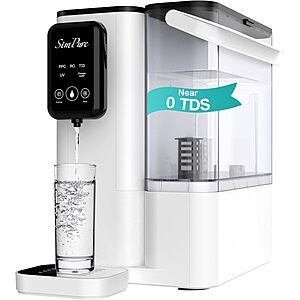 6-Stage SimPure Y9T Water Filter Deal 6-Stage SimPure Y9T Countertop Reverse Osomosis Water Filter