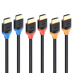 Cable Matters HDMI Cable Deal 3-pack of Cable Matters Ultra High Speed HDMI cables