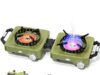 $55.91 – 2-Burner 30,000 BTU Rhino Valley Propane Folding Camp Stove with Wind Grates, Frying Pan and Carry Case