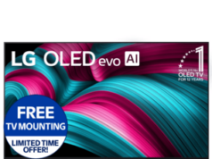 $971.00 – YMMV LG 65″ C5 Series 4K UHD OLED evo AI Smart webOS 25 TV, OLED65C5PUA $971 LG OLED65C5PUA 65 inch smart TV on sale at Walmart