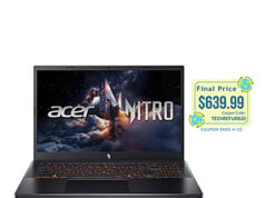 $639.99 – Acer Nitro V (Cert. Refurb): 15.6” FHD IPS 165Hz, i5-13420H, RTX 5050, 16GB DDR4, 512GB SSD Acer Nitro V (Cert. Refurb): 15.6” FHD IPS 165Hz, i5-13420H, RTX 5050, 16GB DDR4, 512GB SSD