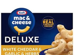 $1.74 – 11.9-Oz Kraft Deluxe White Cheddar & Garlic & Herbs Mac & Cheese w/ S&S + Free Shipping w/ Prime or on $35+ 11.9-Oz Kraft Deluxe White Cheddar & Garlic & Herbs Mac & Cheese box