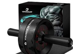 $19.99 – Prime Members: VINSGUIR Ab Roller Wheel w/ Knee Pad (Red/Black) + Free Shipping VINSGUIR Ab Roller Wheel with Knee Pad in Red/Black