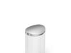 $18.09 – : simplehuman 6 Liter / 1.6 Gallon Semi-Round Bathroom Step Trash Can, White Steel at Amazon simplehuman 6 Liter / 1.6 Gallon Semi-Round Bathroom Step Trash Can in white steel