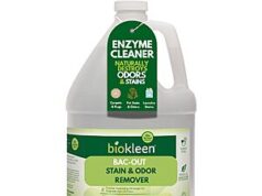 $29.99 – Biokleen Bac-Out Enzyme Cleaner and Stain & Odor Remover for Pet Stains, Laundry, Diapers, Wine, Carpets, & More Biokleen Bac-Out Enzyme Cleaner for various surfaces