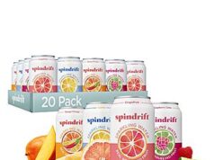 $8.98 – 20-Pack 12-Oz Spindrift Sparkling Water (Variety Pack) w/ S&S + Free Shipping w/ Prime or on $35+ 20-Pack 12-Oz Spindrift Sparkling Water Variety Pack on Amazon