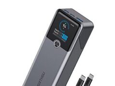 $38.85 – 200W SIXTHGU 20,000mAh 3-Port Power Bank w/ 140W USB-C PD (2x USB-C, USB-A) 200W SIXTHGU power bank with three ports