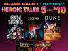 $9.00 – Fanflix Flash Sale: 5 for $9 Heroic Tales Five Heroic Tales on Fanflix — Army of Darkness, Legend, Dune, Conan the Barbarian, Flash Gordon