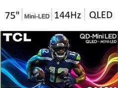 $699.99 – TCL 75″ QM6K Series 4K 144Hz QD-Mini-LED Google Smart TV (2025) TCL 75" QM6K Series TV on sale