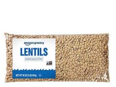$1.14 – Amazon Grocery, Lentils, Non GMO, Excellent Source of Fiber, 16 Oz – with S&S @ Amazon Amazon Grocery Lentils on sale