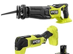 $127.00 – $127: RYOBI ONE+ HP 18V Brushless Cordless Multi-Tool & Reciprocating Saw Kit w/ ONE+ 18V 4 Ah Lithium-Ion HIGH PERFORMANCE Battery at HomeDepot RYOBI ONE+ HP 18V Cordless Multi-Tool & Reciprocating Saw Kit