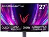 $499.99 – LG 27GS93QE 27-inch Ultragear OLED Gaming Monitor QHD 1440p 240Hz 0.03ms DisplayHDR True Black 400 AMD FreeSync Premium Pro NVIDIA G-Sync HDMI 2.1 LG 27GS93QE gaming monitor