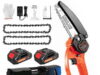 $20.00 – 6″ NEXPOW Cordless Mini Chainsaw w/ 2 Batteries $20 + Free S/H @ Walmart 6 inch NEXPOW Cordless Mini Chainsaw with two batteries