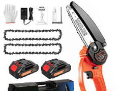 $20.00 – 6″ NEXPOW Cordless Mini Chainsaw w/ 2 Batteries $20 + Free S/H @ Walmart 6 inch NEXPOW Cordless Mini Chainsaw with two batteries