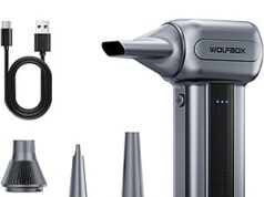 $38.00 – WOLFBOX MF70 Compressed Air Duster $38 + Free S/H WOLFBOX MF70 Compressed Air Duster on sale at Amazon