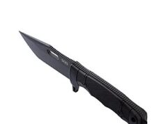 $140.35 – SOG Seal FX Fixed Blade Tanto Professional Tactical Knife S35VN Steel Tough Glass-Reinforced Nylon Handle Kydex Sheath SOG Seal FX tactical knife in black with Kydex sheath