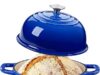 $32.99 – 5-Qt Velaze Enameled Cast Iron Dutch Oven with Dome Lid (Blue) + Free Shipping 5-Qt Velaze Enameled Cast Iron Dutch Oven in blue