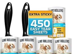 $4.04 – 5-Pack 90-Sheet Large Pet Hair Lint Rollers w/ S&S + Free Shipping w/ Prime or on $35+ 5-Pack of Large Pet Hair Lint Rollers on Amazon