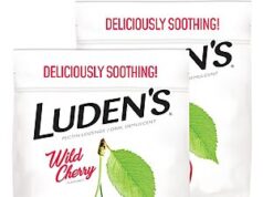 $4.91 – 2-Pack 90-Count Luden’s Sore Throat Relief Lozenges (Wild Cherry) ($2.45/pack) w/ S&S + Free Shipping w/ Prime or on $35+ 2-Pack 90-Count Luden's Sore Throat Relief Lozenges (Wild Cherry)