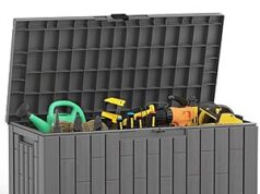 $52.98 – * | DUMOS 60 Gallon Deck Box in Black, Brown, and Grey at Amazon DUMOS 60 Gallon Deck Box in black, brown, and grey