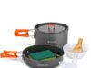 $14.49 – TITLE: 9-Piece Odoland Nonstick Camping Cookware Sets + Free Shipping w/ Prime or on $35+ 9-Piece Odoland Nonstick Camping Cookware Set