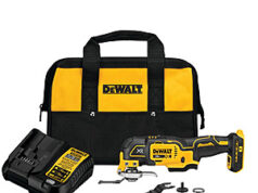$99.00 – DEWALT DCS356C1 Oscillating Multi-Tool Kit 20V MAX Lithium Ion Brushless Motor 3-Speed 20000 OPM $99 DeWalt DCS356 oscillating multi-tool with battery and charger