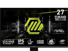 $199.99 – 27″ MSI MAG 4K 144Hz / FHD 288Hz Dual Mode IPS Gaming Monitor + Free Shipping 27 inch MSI MAG 275UPD E14 Dual Mode Gaming Monitor