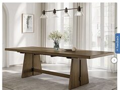 $499.99 – Thomasville Kayde 92-110″ Wood Dining Table Delivery Included Costco.com Thomasville Kayde dining table in walnut finish