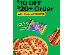 $10.00 – 7-Eleven 7NOW – $10 off $20+ (4/25 ONLY) with code APRILSAVE 7NOW app logo for 7-Eleven delivery
