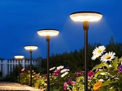 $29.89 – TITLE: 8-Pack LETMY 1000mAh Waterproof Solar LED Outdoor Pathway Lights w/ Metal Poles (Warm White) + Free Shipping 8-Pack LETMY Solar LED Outdoor Pathway Lights in Warm White with Metal Poles