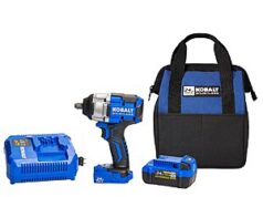 $99.00 – Kobalt 1/2-in Drive Impact Wrench with 4ah starter kit $99 Kobalt 1/2-in Drive Impact Wrench with 4ah starter kit