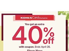 Kohl’s Cardholders Mystery coupon: 40%, 30%, or 20% Kohl's Mystery Coupon for Cardholders