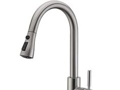 $35.00 – WEWE Single Handle High Arc Kitchen Faucet w/ Pull Down Sprayer $35 + Free S/H WEWE Single Handle High Arc Kitchen Faucet with Pull Down Sprayer