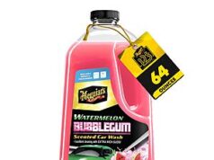 $9.49 – Meguiar’s Watermelon Bubblegum Car Wash, 64OZ, S&S, Amazon Meguiar's Watermelon Bubblegum Car Wash, 64OZ bottle
