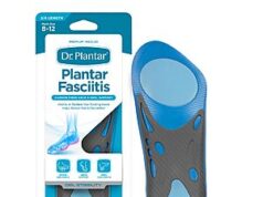 $9.15 – Dr. Plantar Insoles for Men (3/4 Length, Sizes 8-12) + Free Shipping w/ Prime or on $35+ Dr. Plantar Insoles for Men in packaging