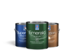 $10.00 – Sherwin-Williams 4-day Super Sale Sherwin-Williams store with 40% off sign in the window