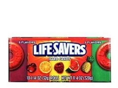 $5.08 – 20-Count Life Savers 5 Flavor (25c Ea) + Free Shipping w/ Prime or on $35+ 20-Count Life Savers 5 Flavor pack