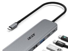 $15.98 – Acer 5-in-1 USB-C Hub w/ 4K@60Hz HDMI, 100W Power Delivery, USB-C 5Gbps & USB-A 3.0 Data Ports + Free Shipping w/ Prime or on $35+ Acer 5-in-1 USB-C Hub with HDMI and USB-A ports
