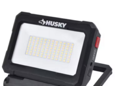 $19.88 – Husky 2500 Lumens Dual Power Rechargeable Battery or Solar Powered LED Work Light husky 2500 lumens dual product image
