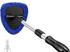 $7.50 – AstroAI Extendable Windshield Cleaner w/ 4 Microfiber Pads + Free S/H AstroAI Extendable Windshield Cleaner with microfiber pads